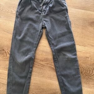 Gray Casual Jogger Pants